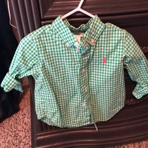 Boys button down Ralph Lauren Top